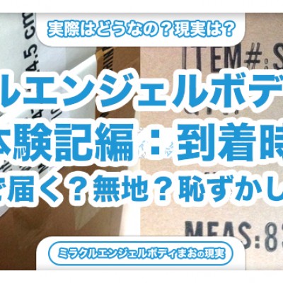 巨大！激重！ミラクルエンジェルボディまおは激重かつ巨大な長方形箱で届く